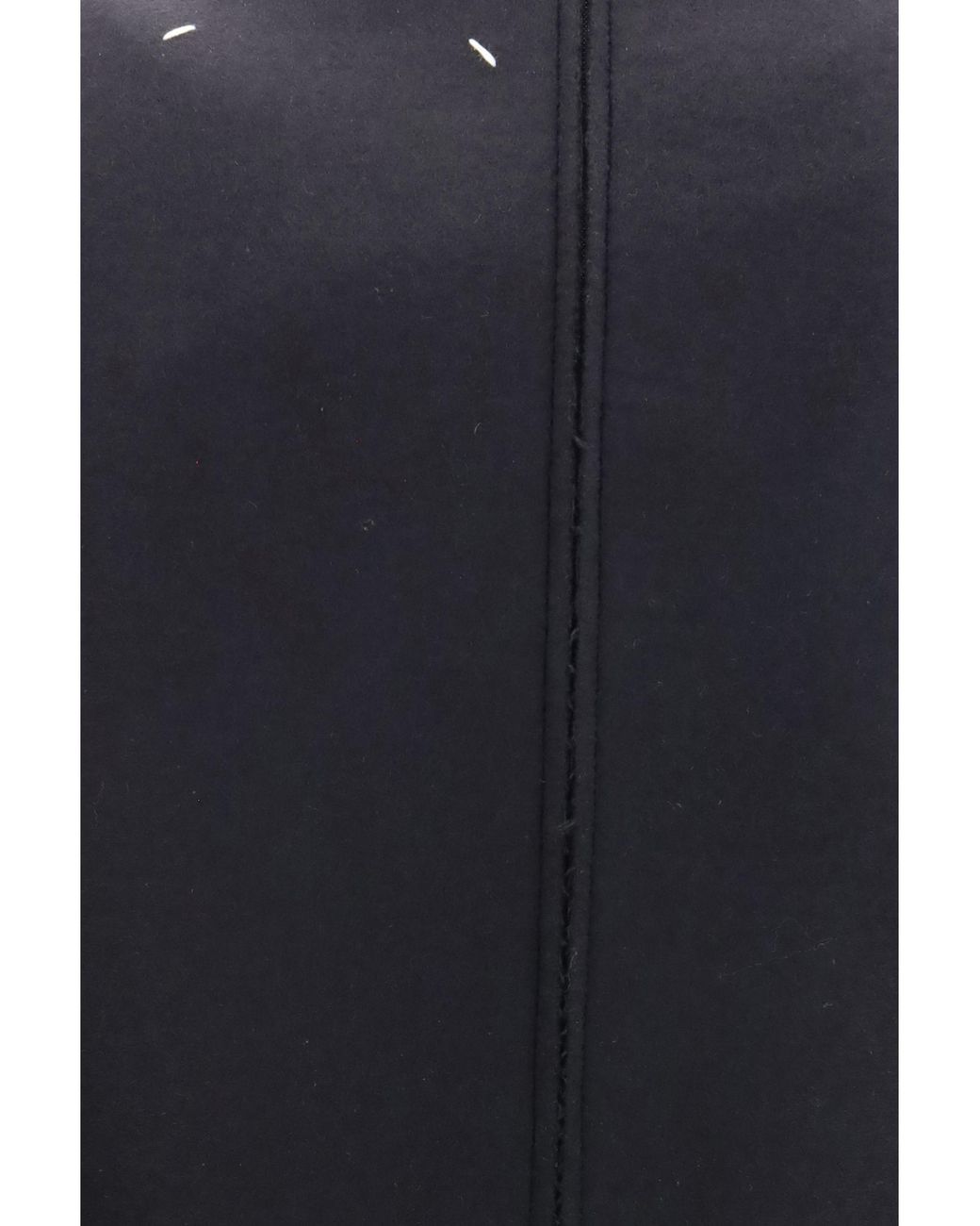 Maison Margiela Black Dress, Virgin Wool Midi, Fleece (Ovis Aries)