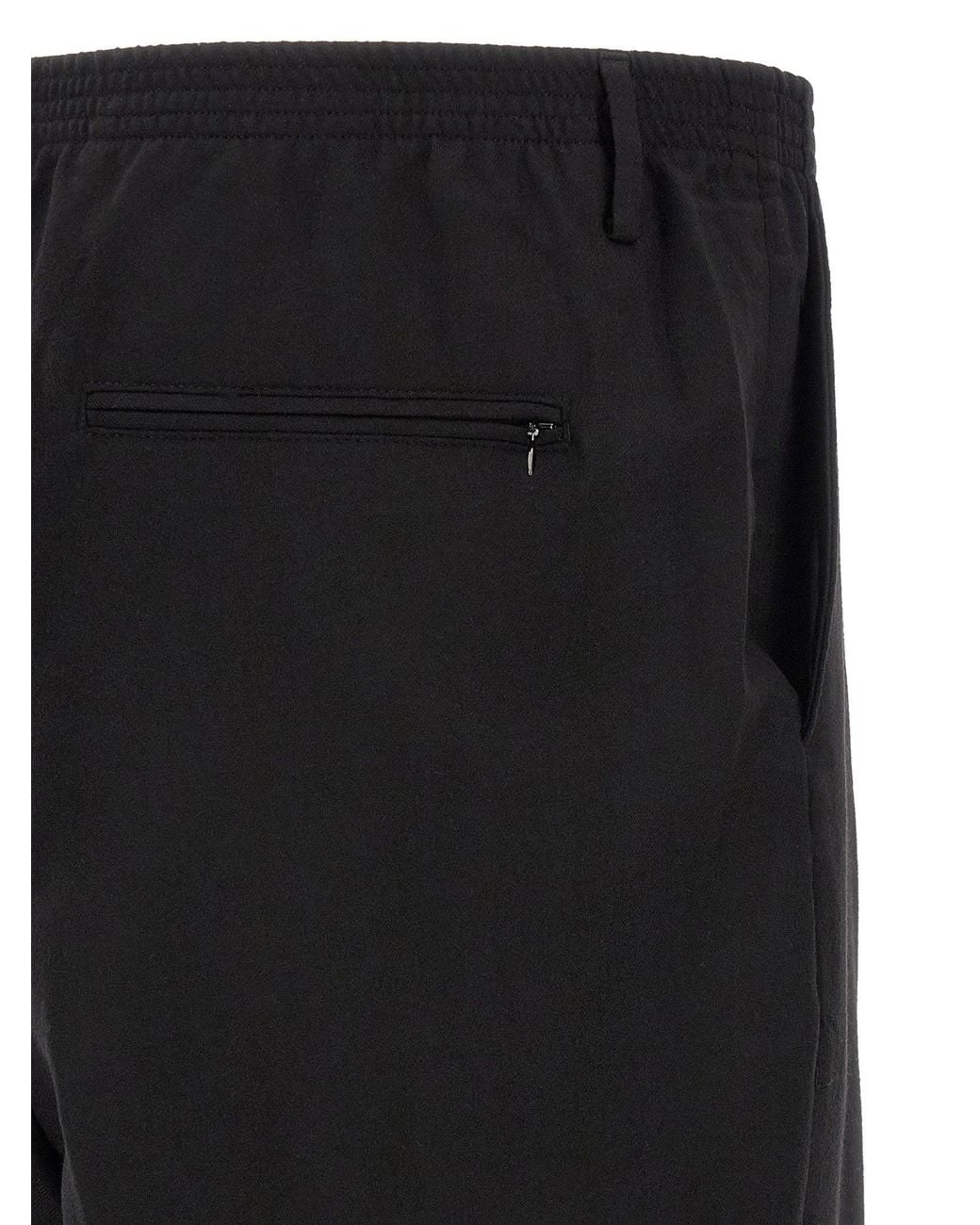 Cellar Door Black Trousers for men