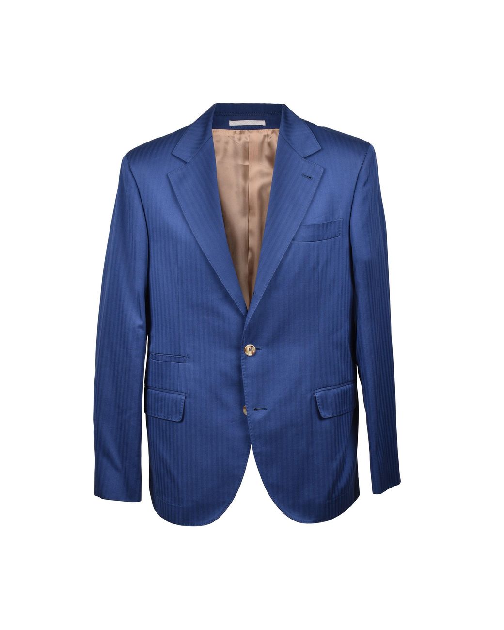 Brunello Cucinelli Blue Classic Tailored Blazer for men