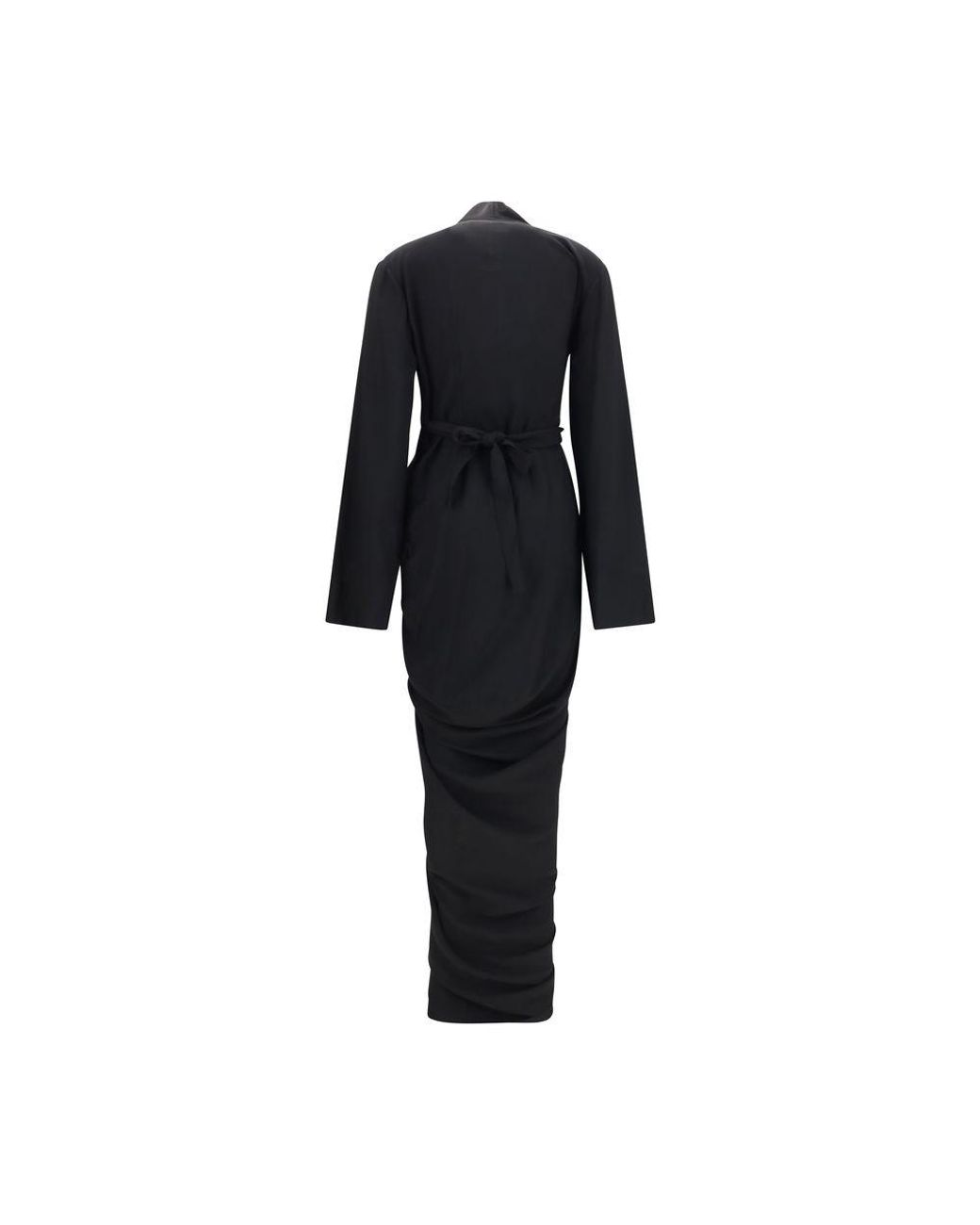 Rick Owens Black Viscose Casual Dress