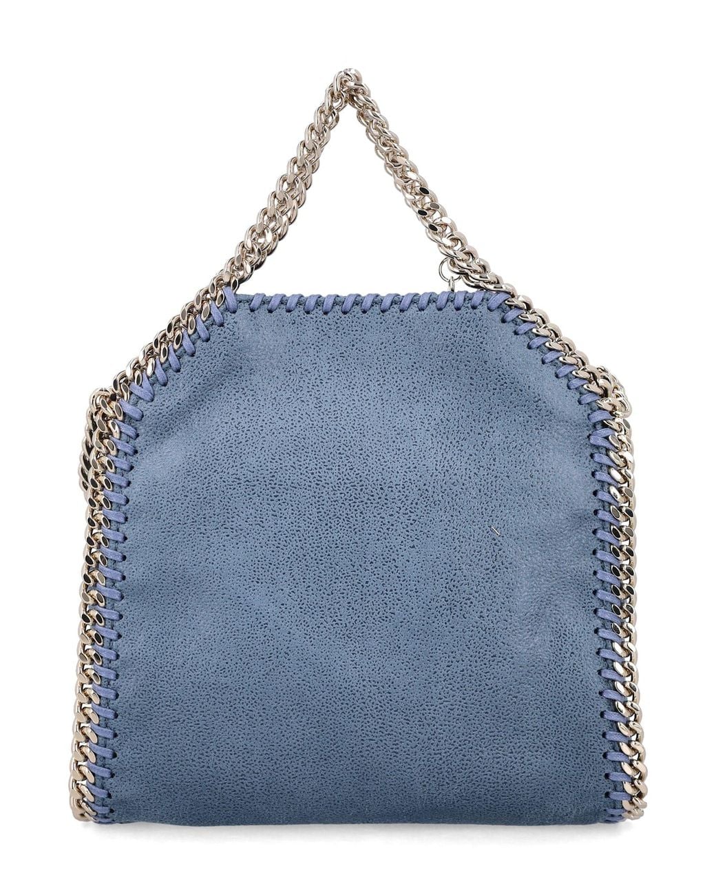 Stella McCartney Blue Falabella Tiny Tote Bag
