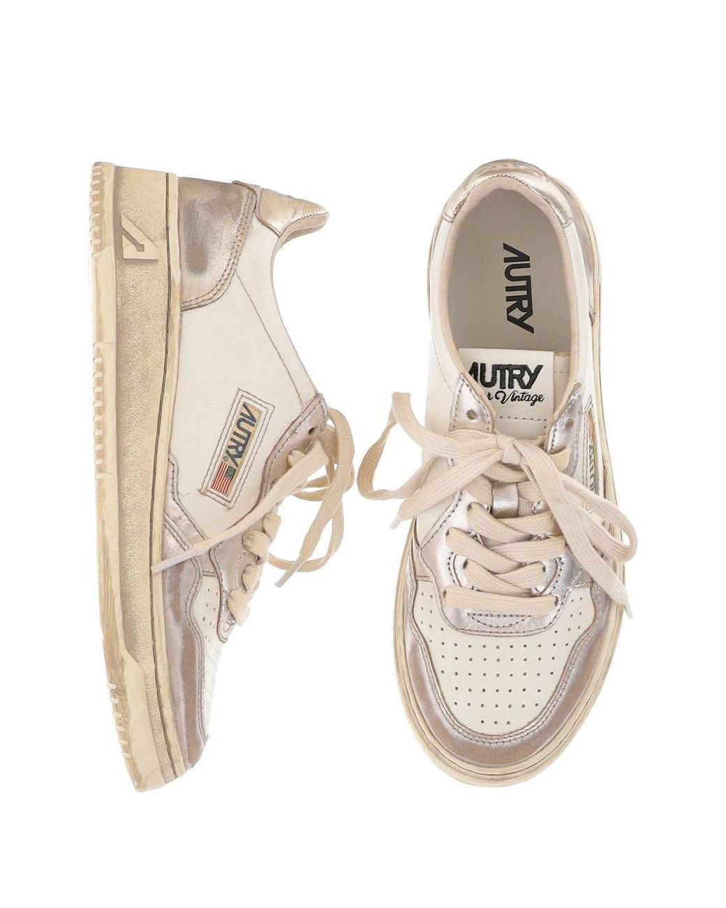 Autry Pink Flat Shoes