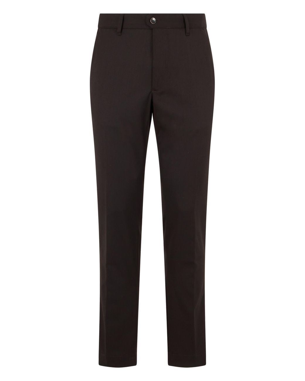 Slowear Black Slim Trousers Wool Blend Polyester for men