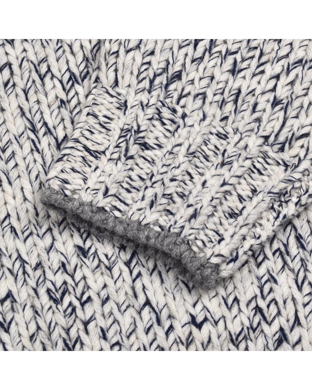 Brunello Cucinelli Gray Wool Silk Sweater Clothing for men