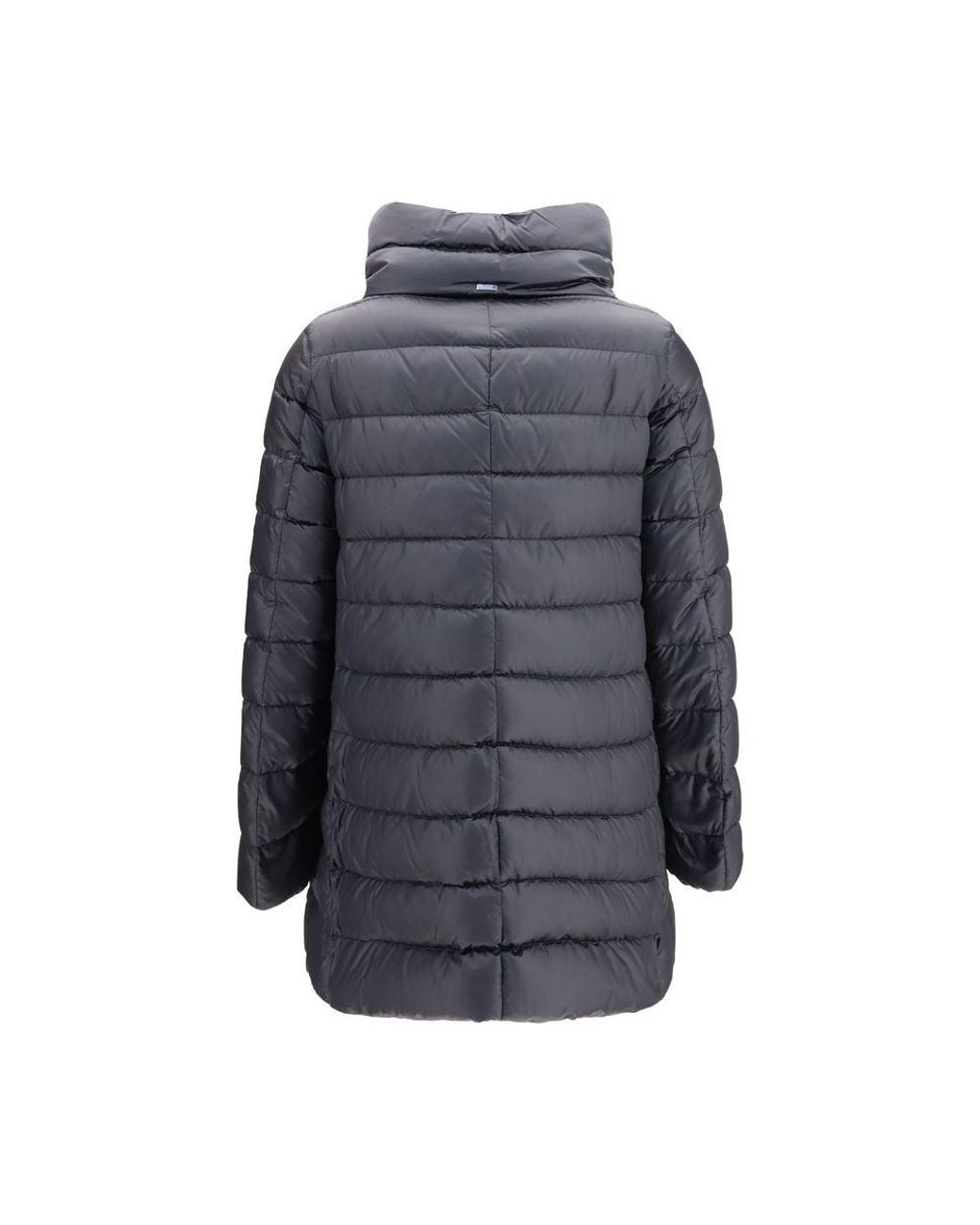 Herno Gray Polyamide Full-Length Jacket Clothing