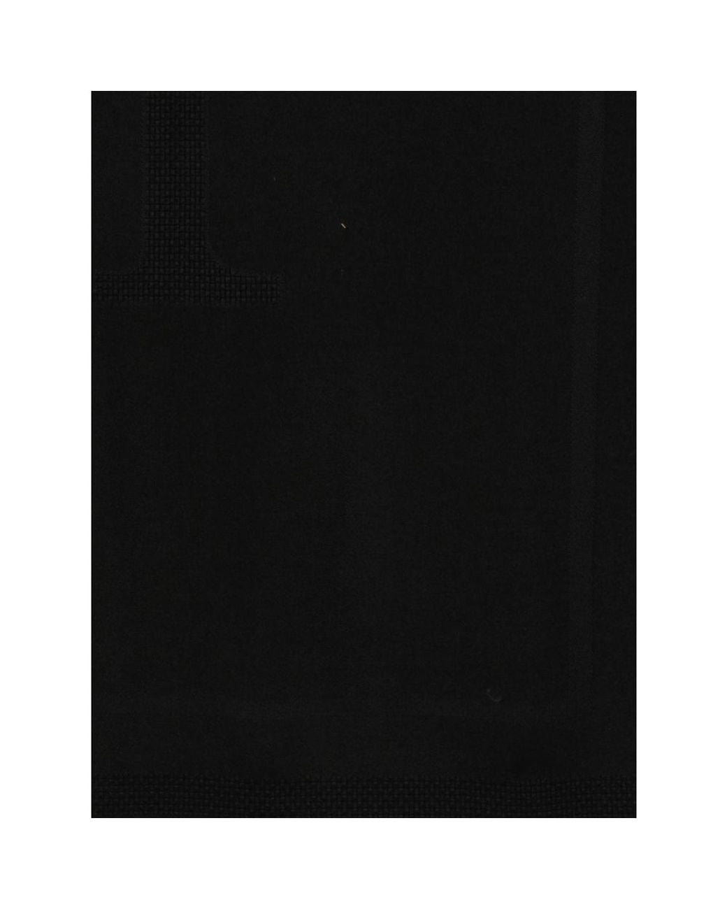 Elisabetta Franchi Black Wool Scarf Cape