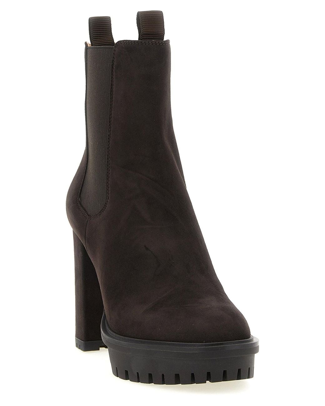 Gianvito Rossi Black Barry Ankle Boot