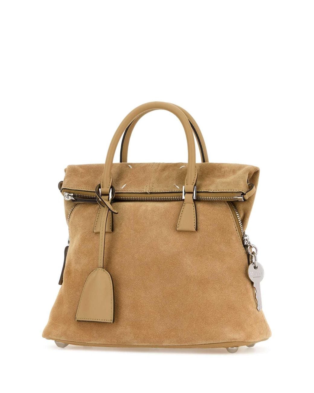 Maison Margiela Metallic Suede Mini 5Ac Handbag