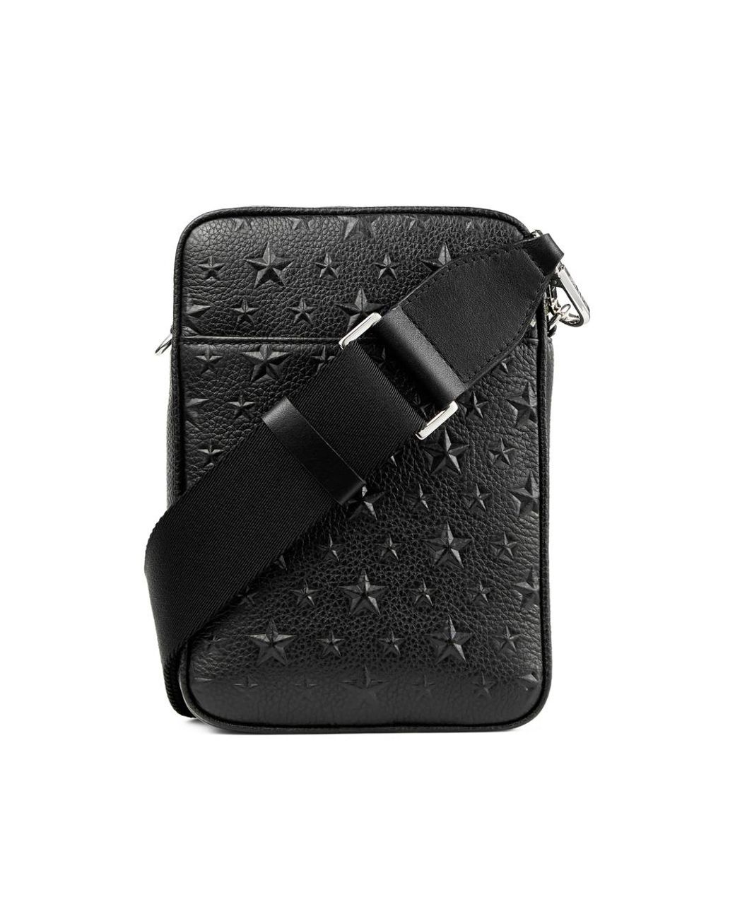 Jimmy Choo Black Messenger Bags for men