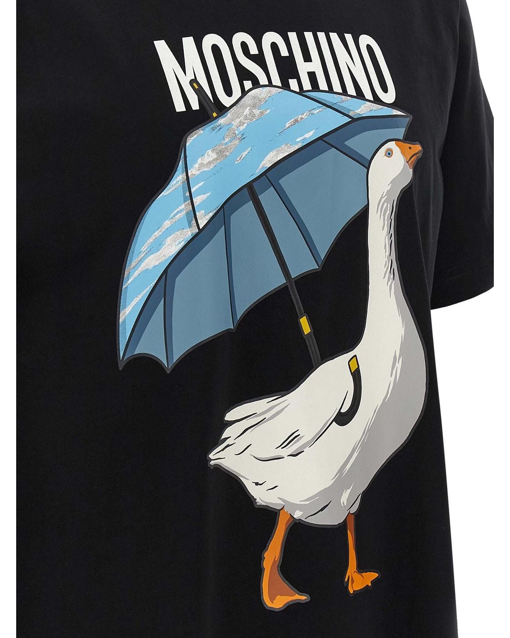 Moschino Black 'Goose' T-Shirt for men