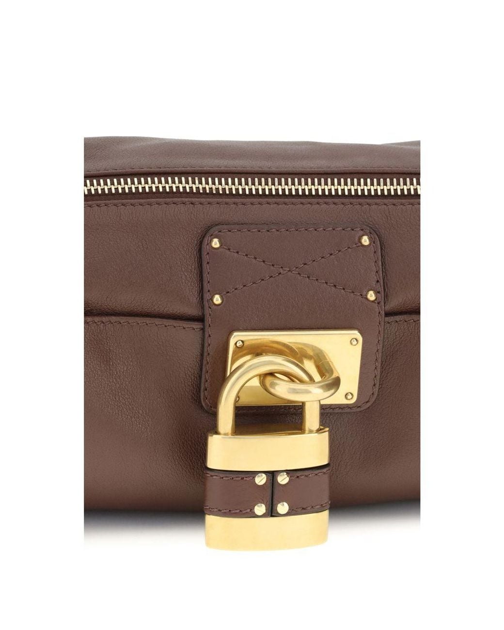 Chloé Brown Calf Leather Bos Taurus Shoulder Bag