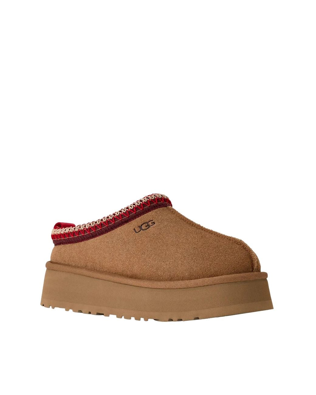 Ugg Brown Slippers Tazz Ii Leather Flat Shoes