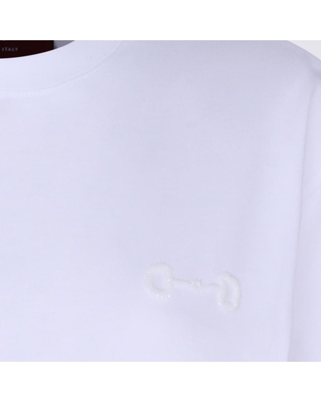 Gucci White T-Shirts And Polos _100 Co