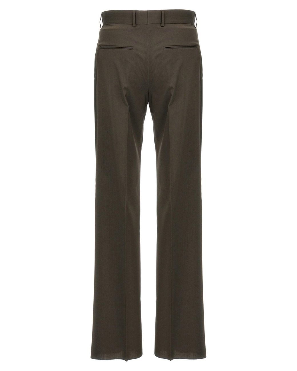 Fendi Gray Cipresso Trousers for men