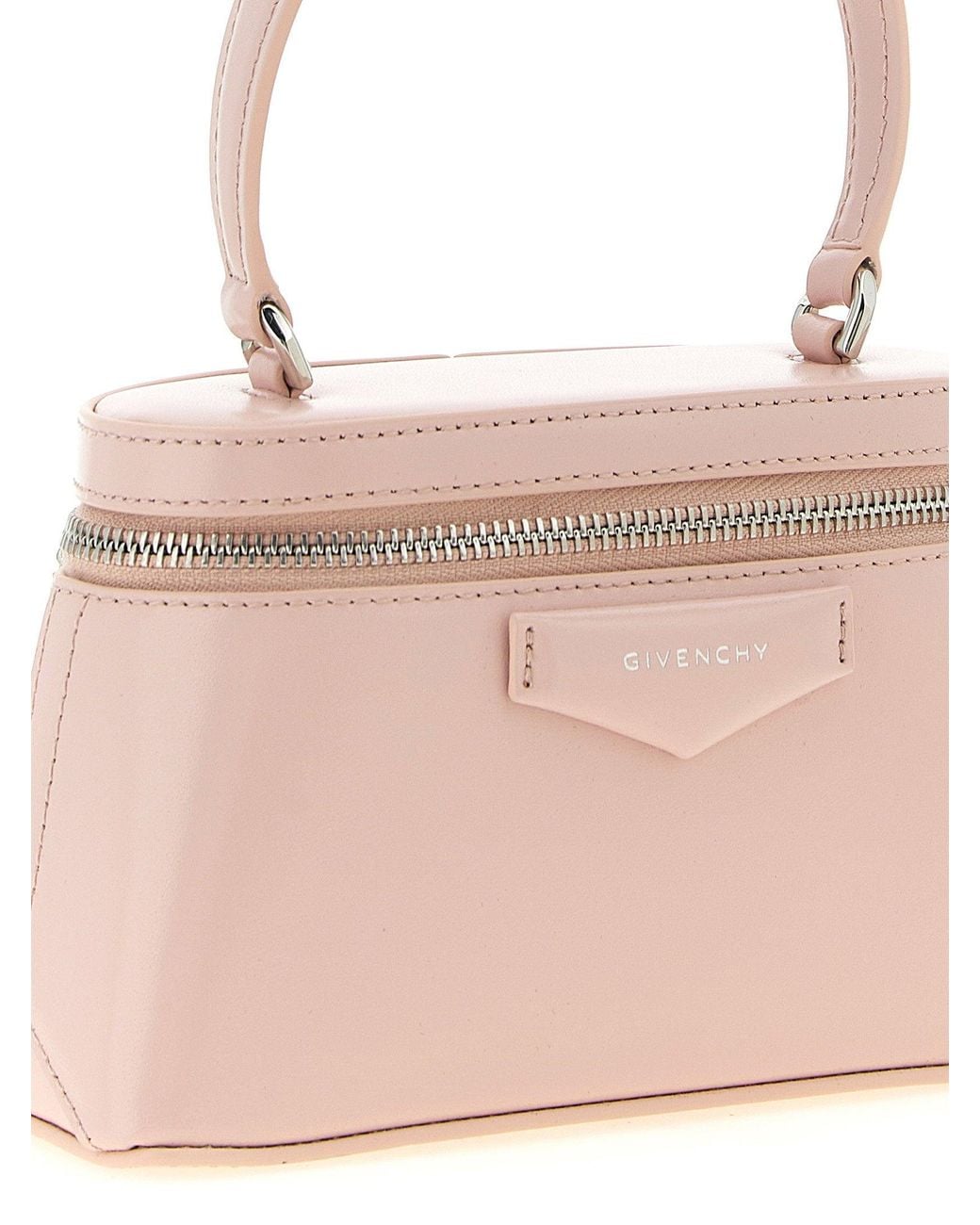Givenchy Pink Antigona Top Handle Bag