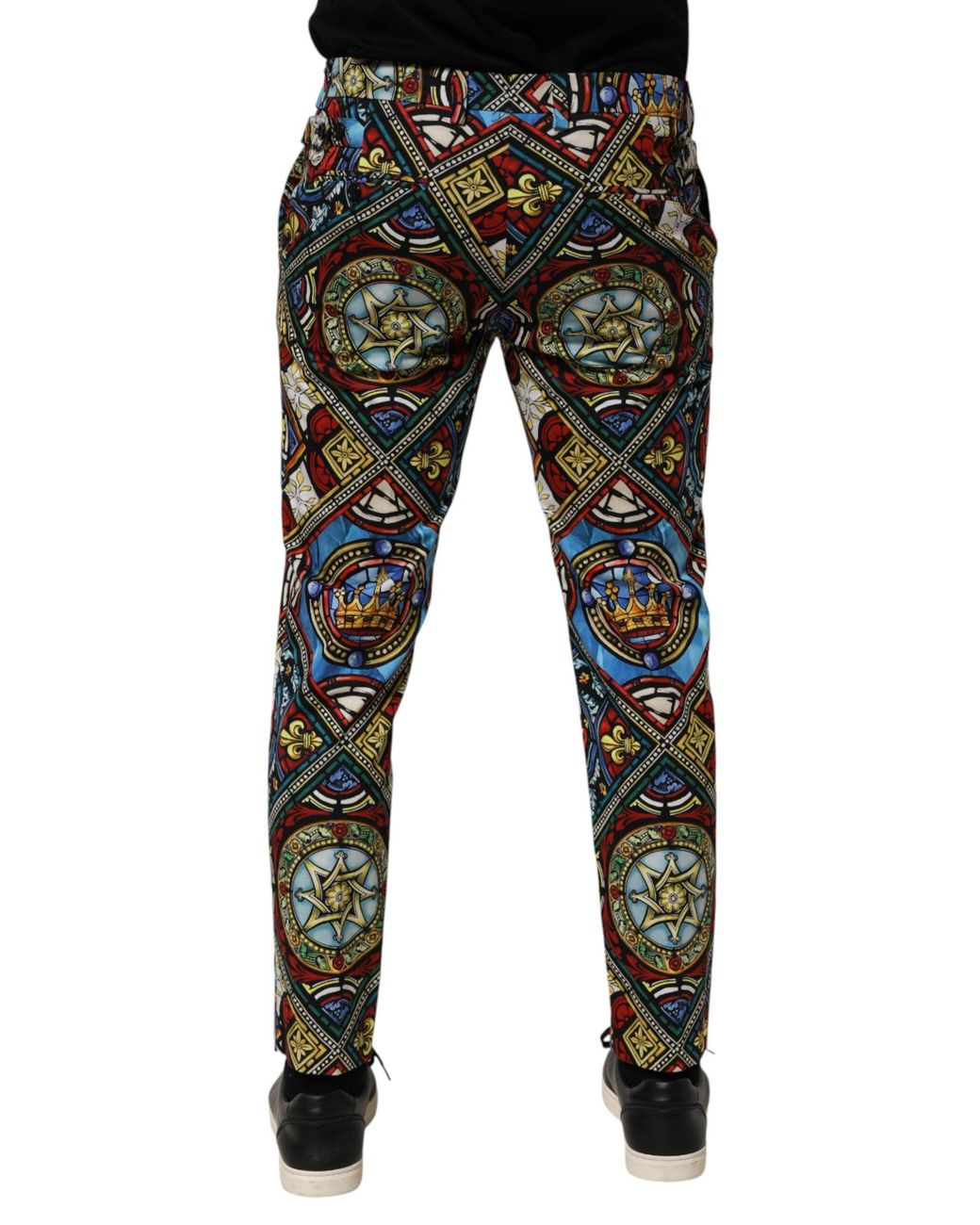 Dolce & Gabbana Black Slim-Fit Trousers for men