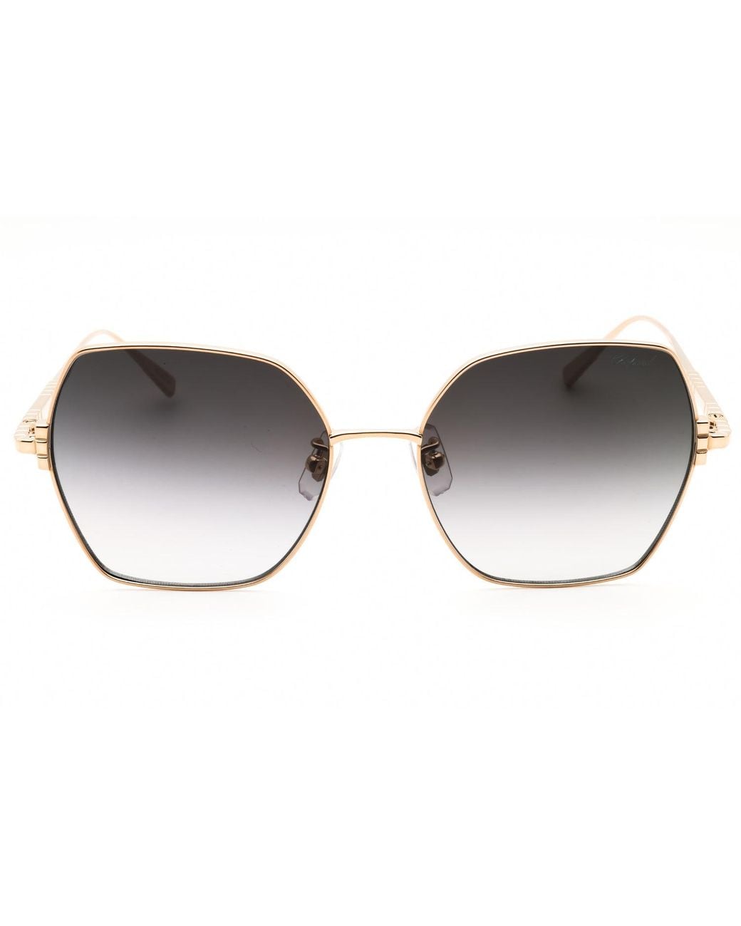 Chopard Black Chopard Schl02M Gradient Lens Square Sunglasses