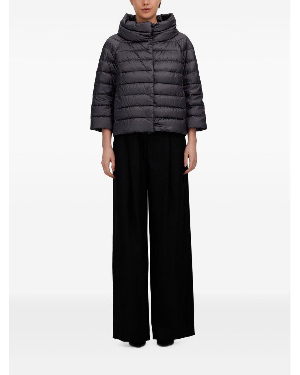 Herno Blue Down Jacket Sofia Polyamide; Padding: Puffer
