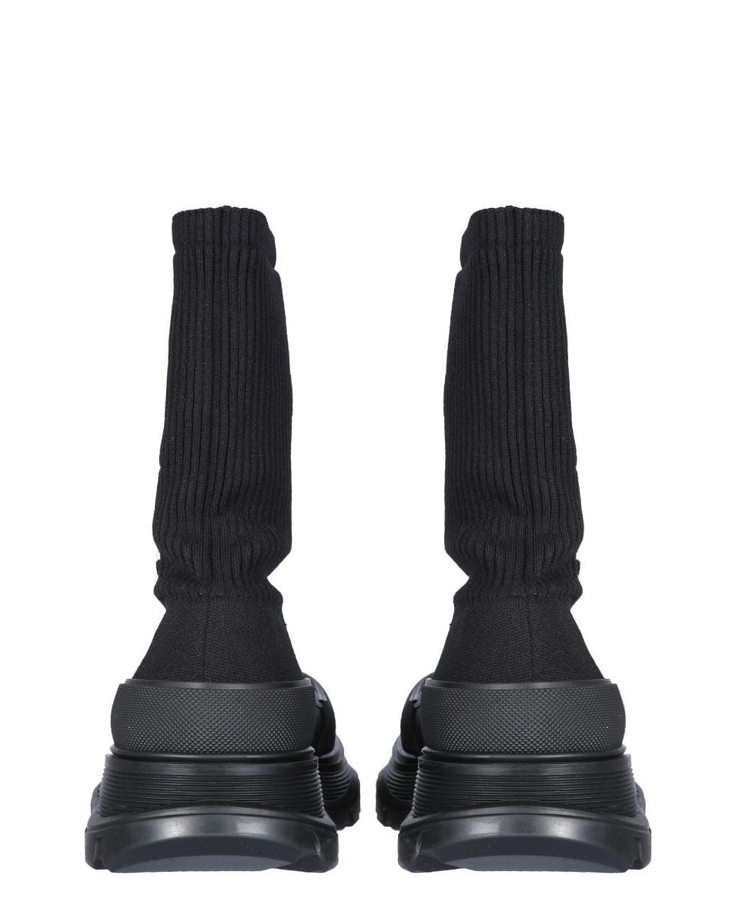 McQueen Black Alexander Mcqueen Tread Slick Boot for men
