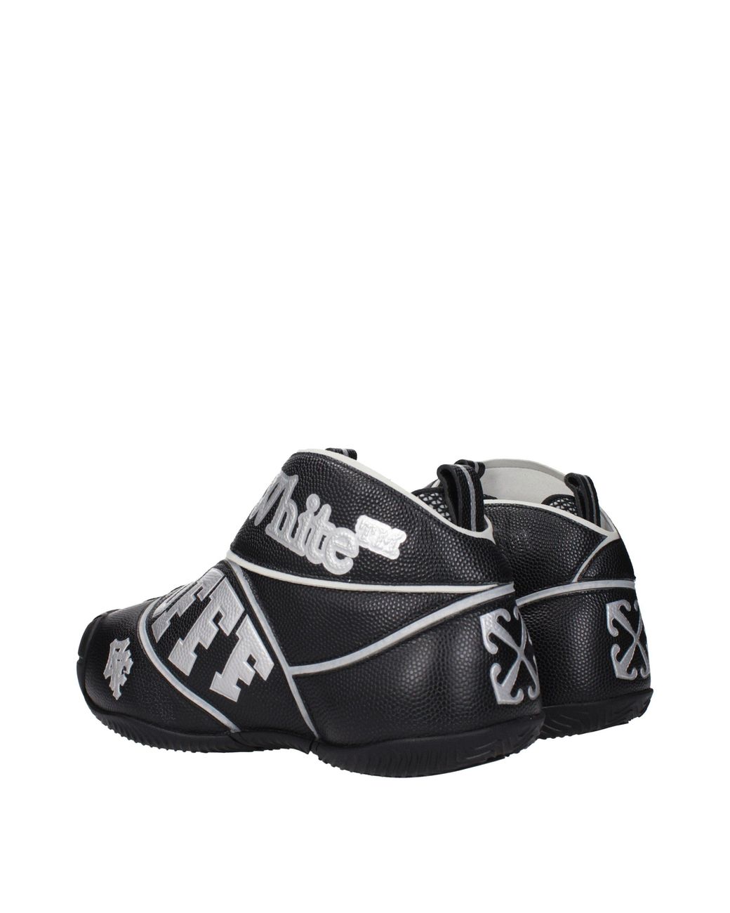 Off-White c/o Virgil Abloh Black Logo Slipon Sneakers for men