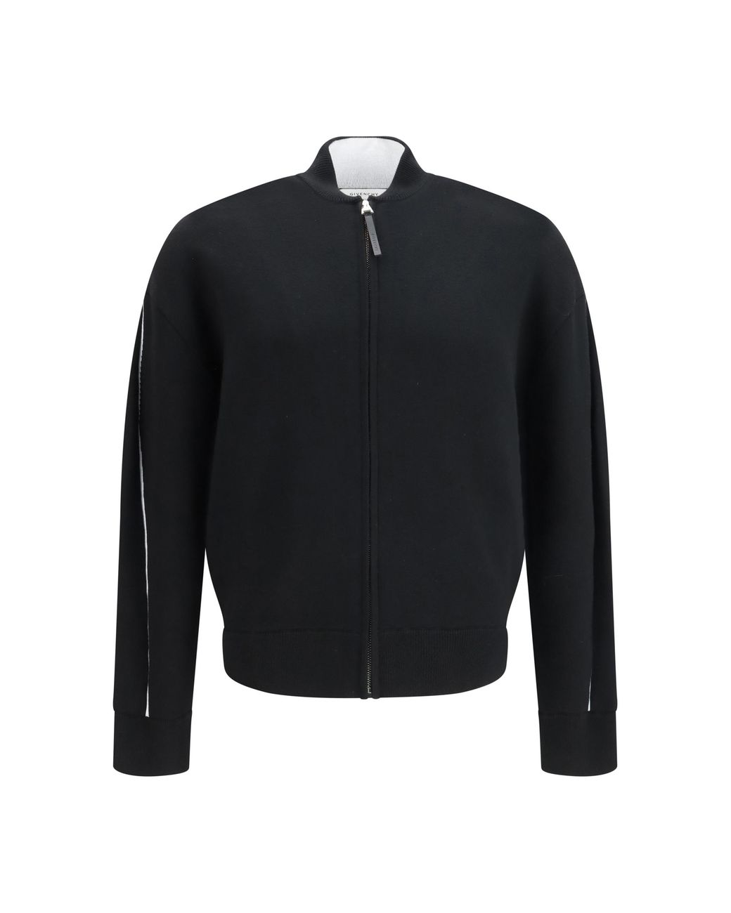 Givenchy Black Cardigan Stretch Wool-Blend for men