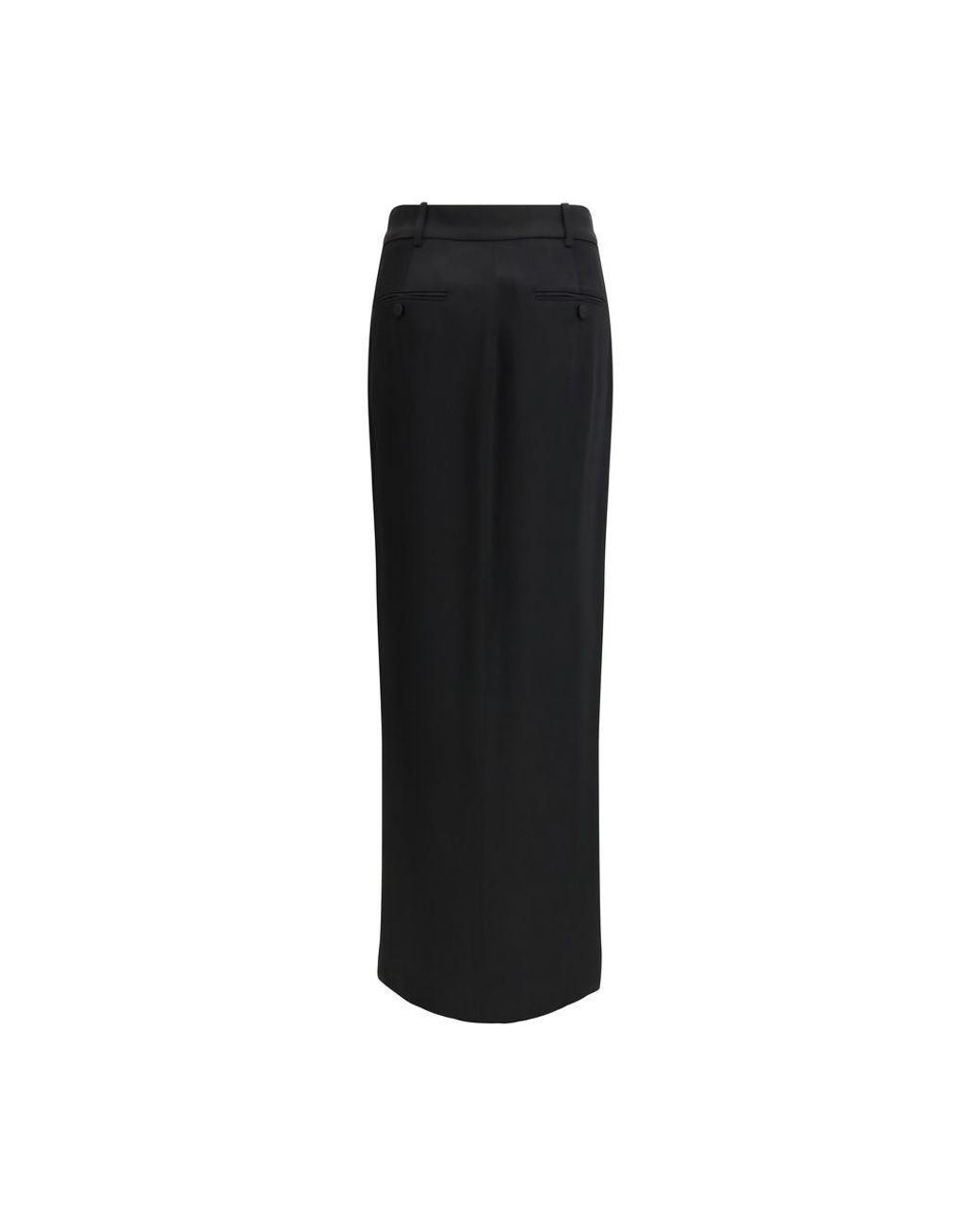 Tom Ford Black Acetate Long Skirt
