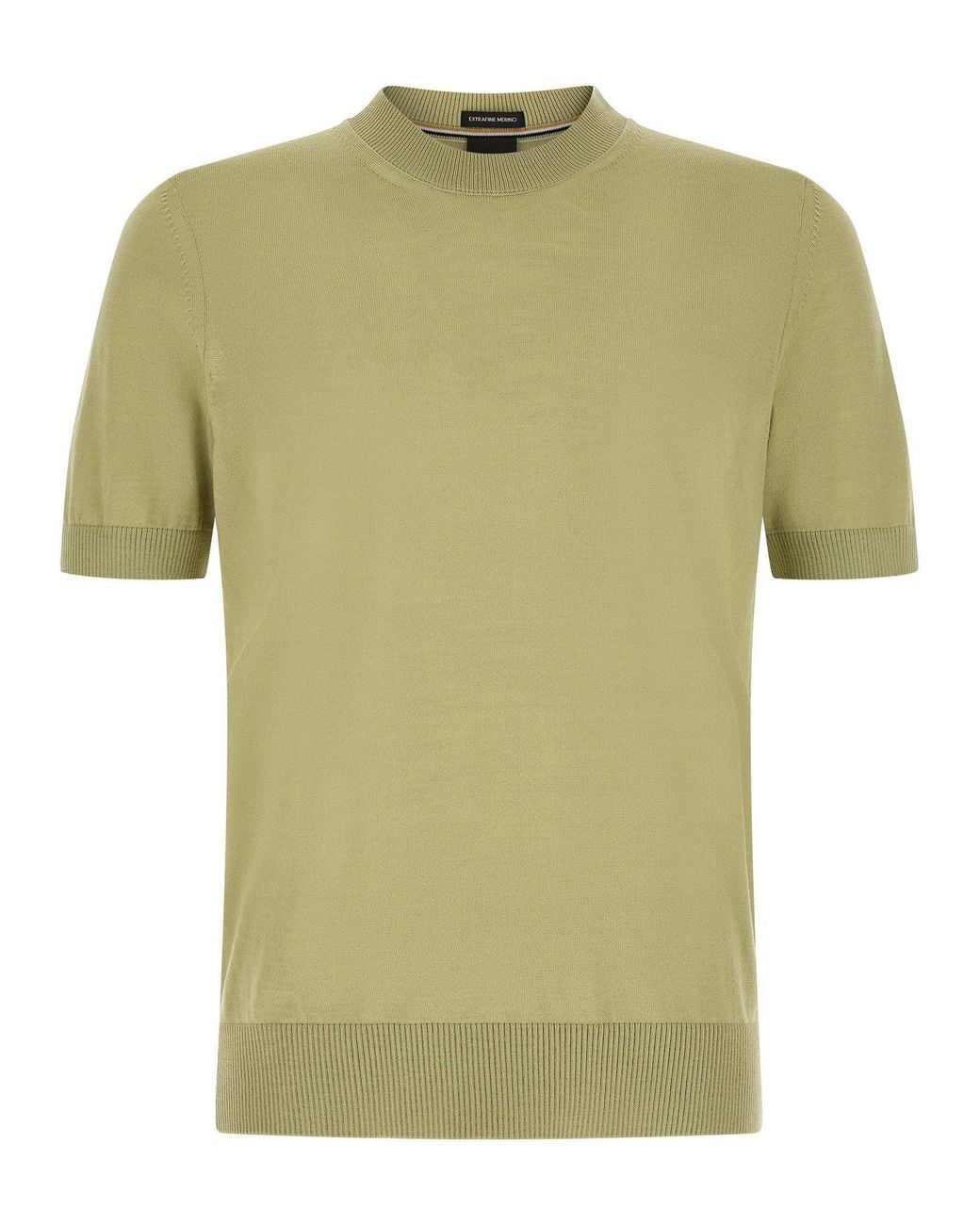 Boss Green Extra-Fine Merino Wool T-Shirt