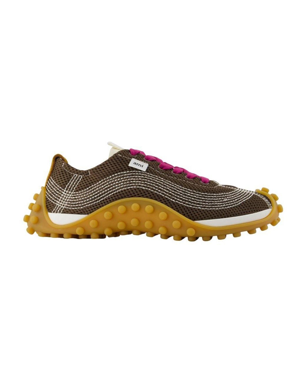 AMI Brown Mirage Sneakers