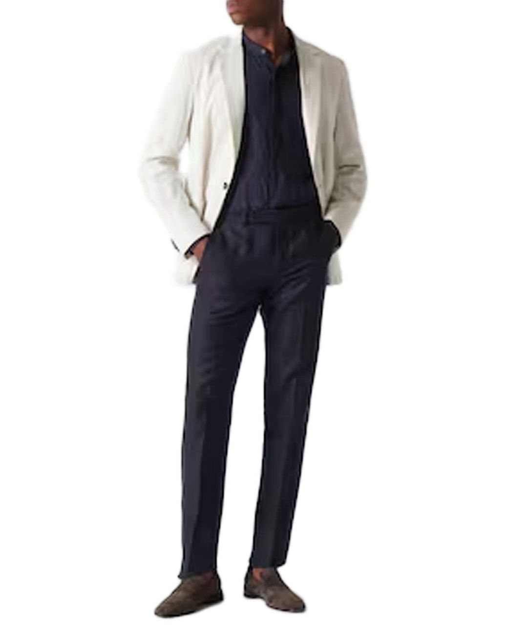 Zegna Blue Chino Trousers for men