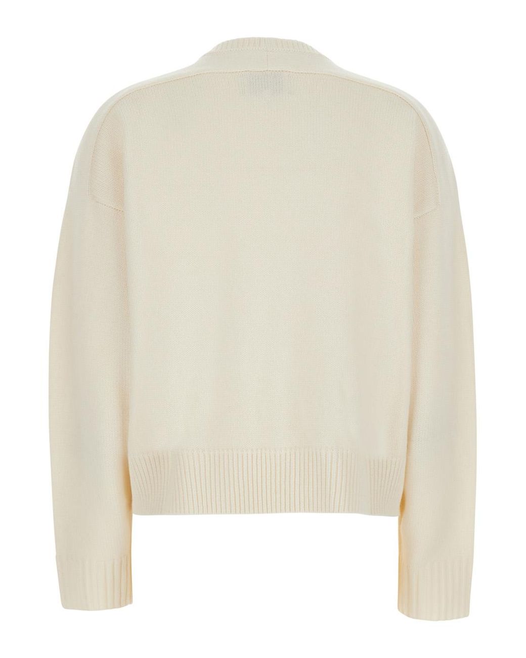 Loulou de Saison White Wool And Cashmere Sweater Tops