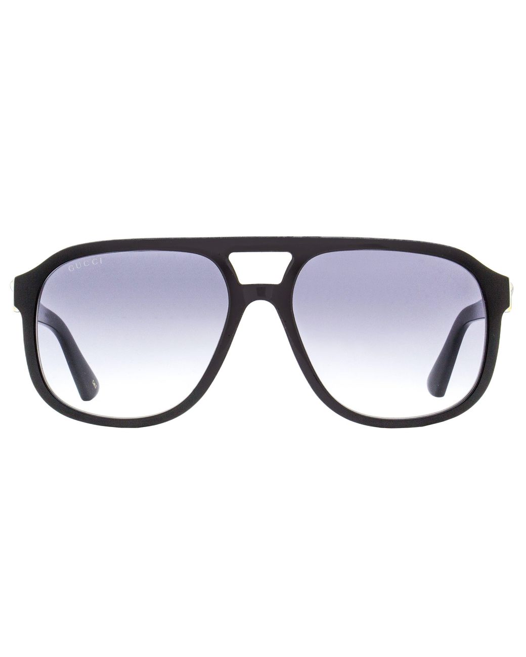 Gucci Black Pilot Sunglasses Gg1188S 002 58Mm Plastic (Acetate)