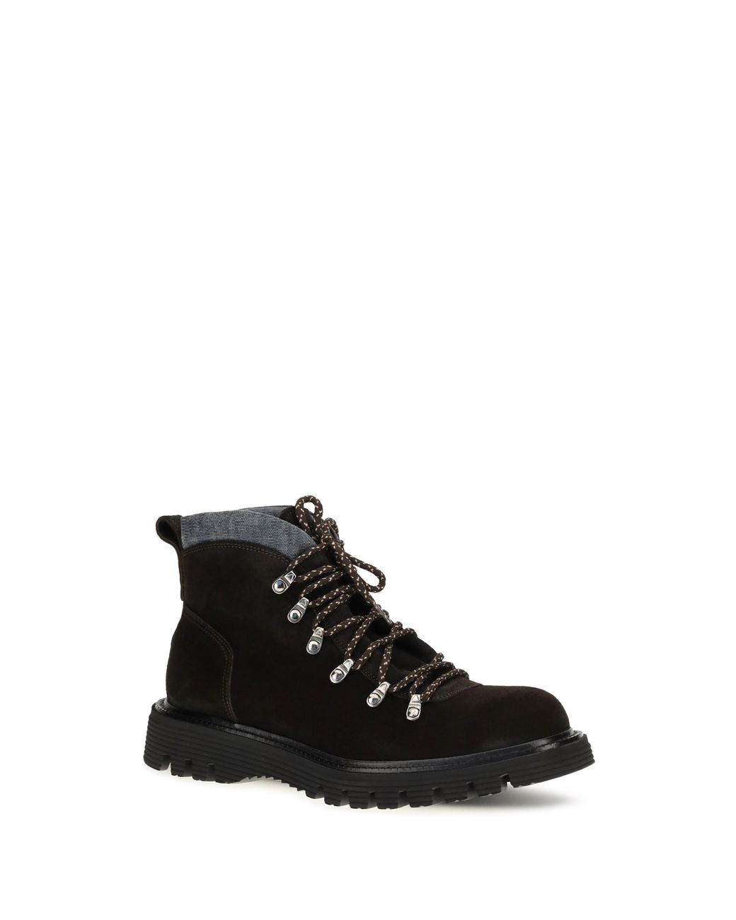 Fratelli Rossetti Black Suede Lace-Up Boots Upper: Suede; Sole: Rubber for men