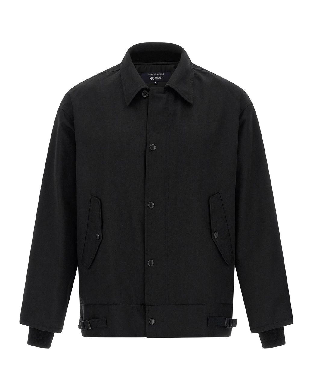 Comme des Garçons Black Polyester Full-Length Jacket Clothing for men