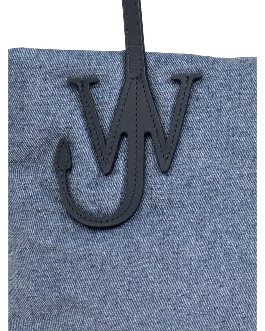 J.W. Anderson Blue Small Puffy Anchor Logo Tote Bag