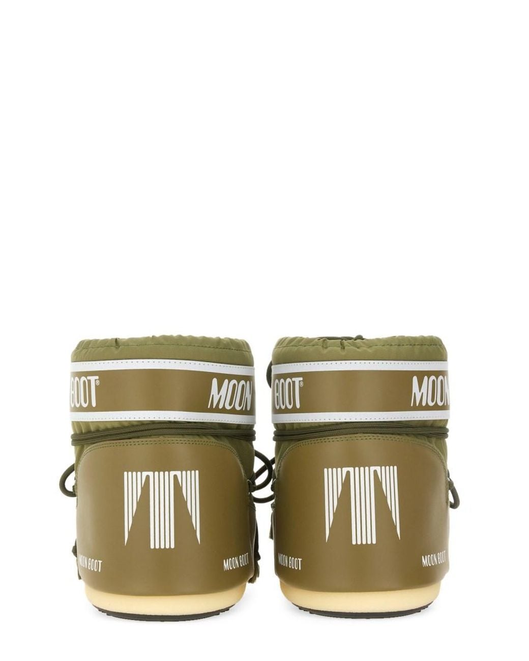 Moon Boot Green Icon Low Boots Polyamide