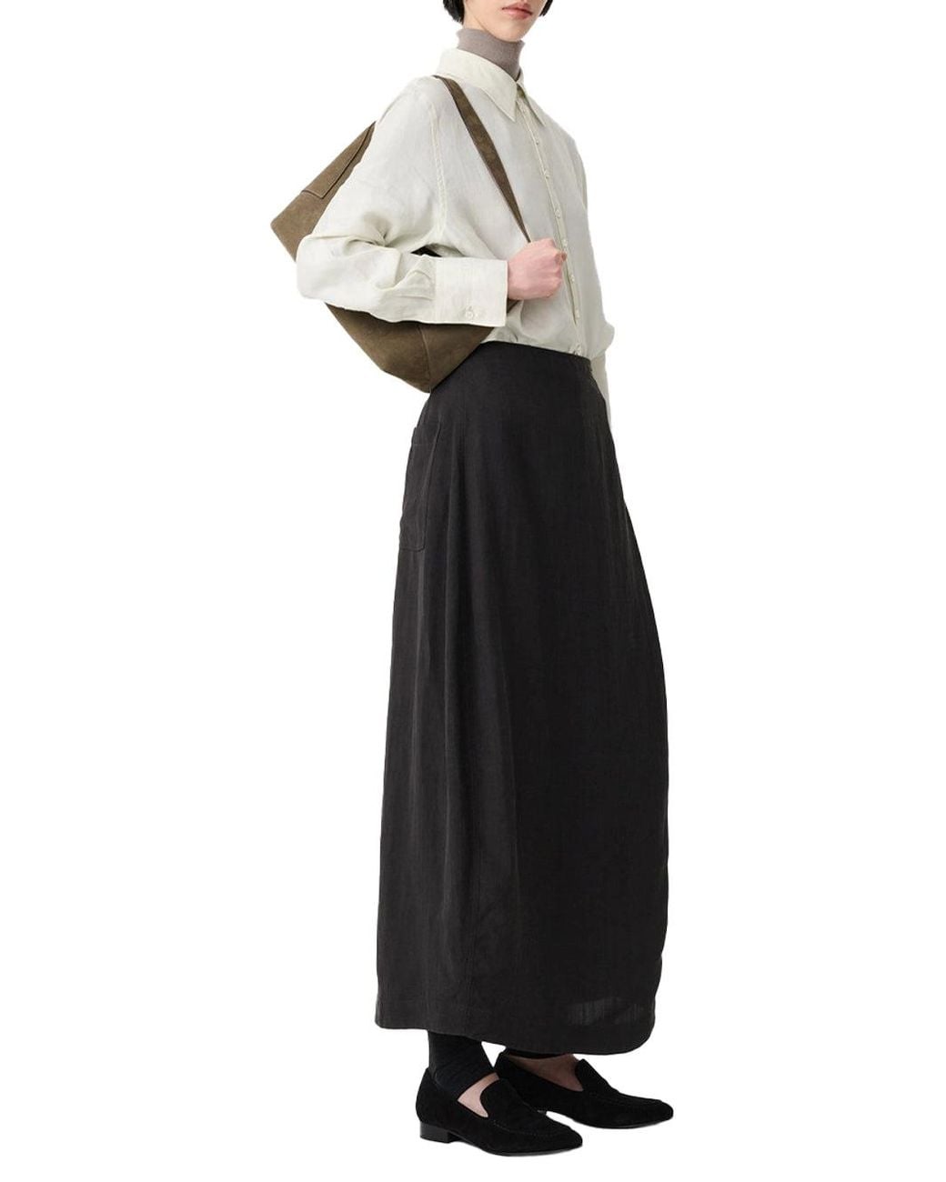 Studio Nicholson Black Bryde Skirt Ore