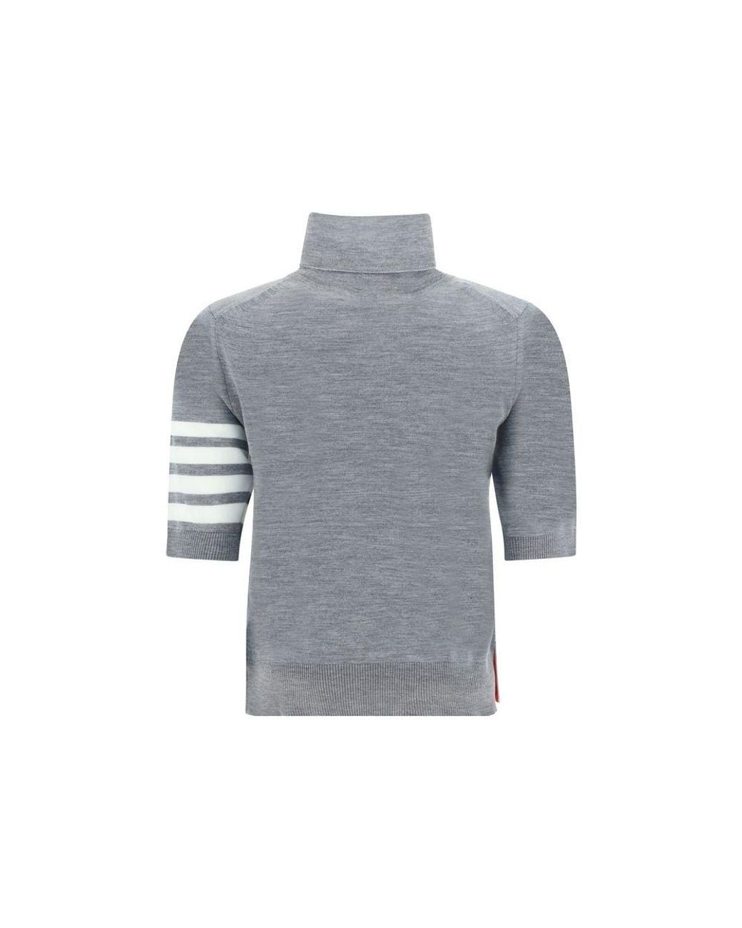 Thom Browne Gray Polyamide Turtleneck