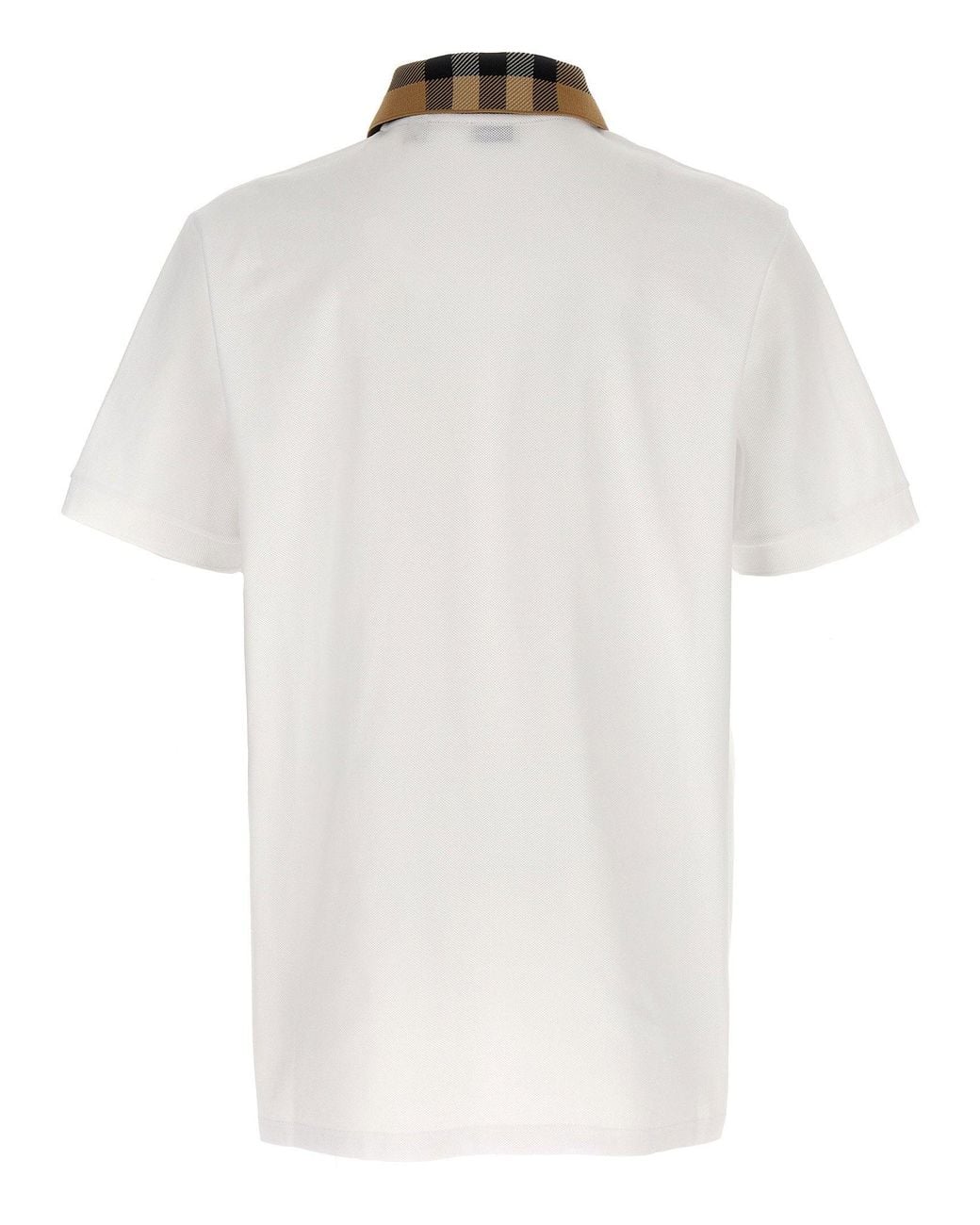Burberry White Cody Polo Shirt for men