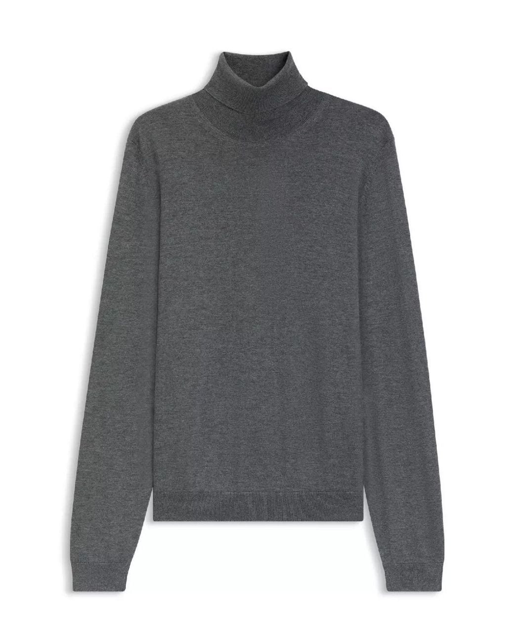 Boss Gray Hugo Boss Turtleneck Sweater for men