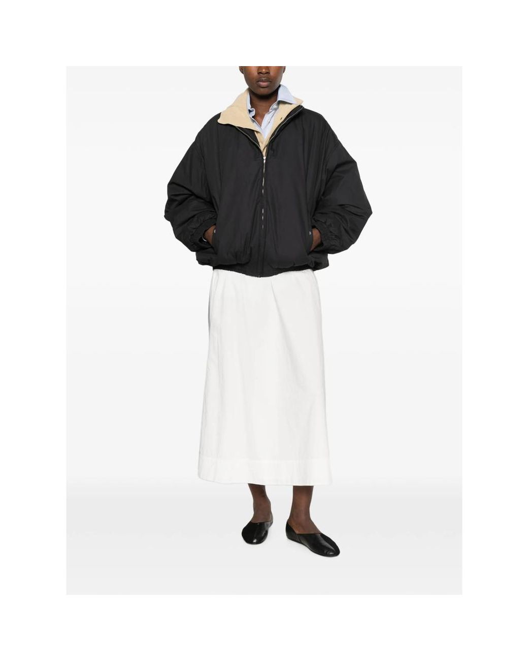 LAMRONS Black Zip-Up Jacket