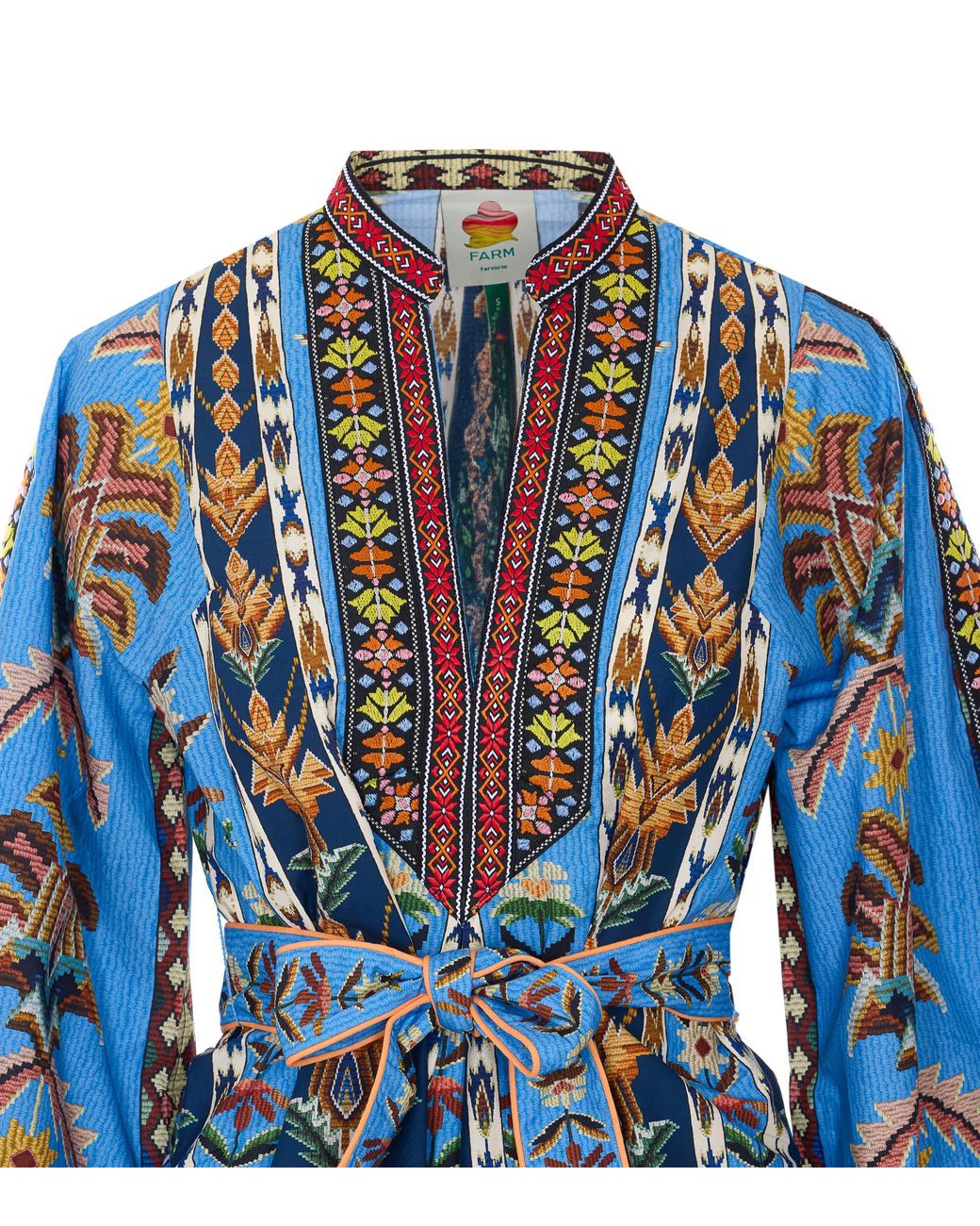 Farm Rio Blue Dresses Cotton