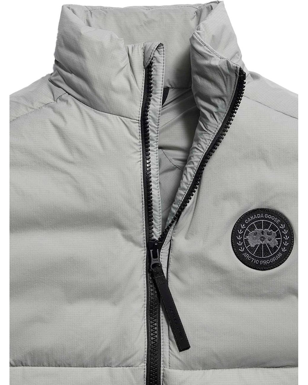 Canada Goose Gray Lodge Vest Stratus for men