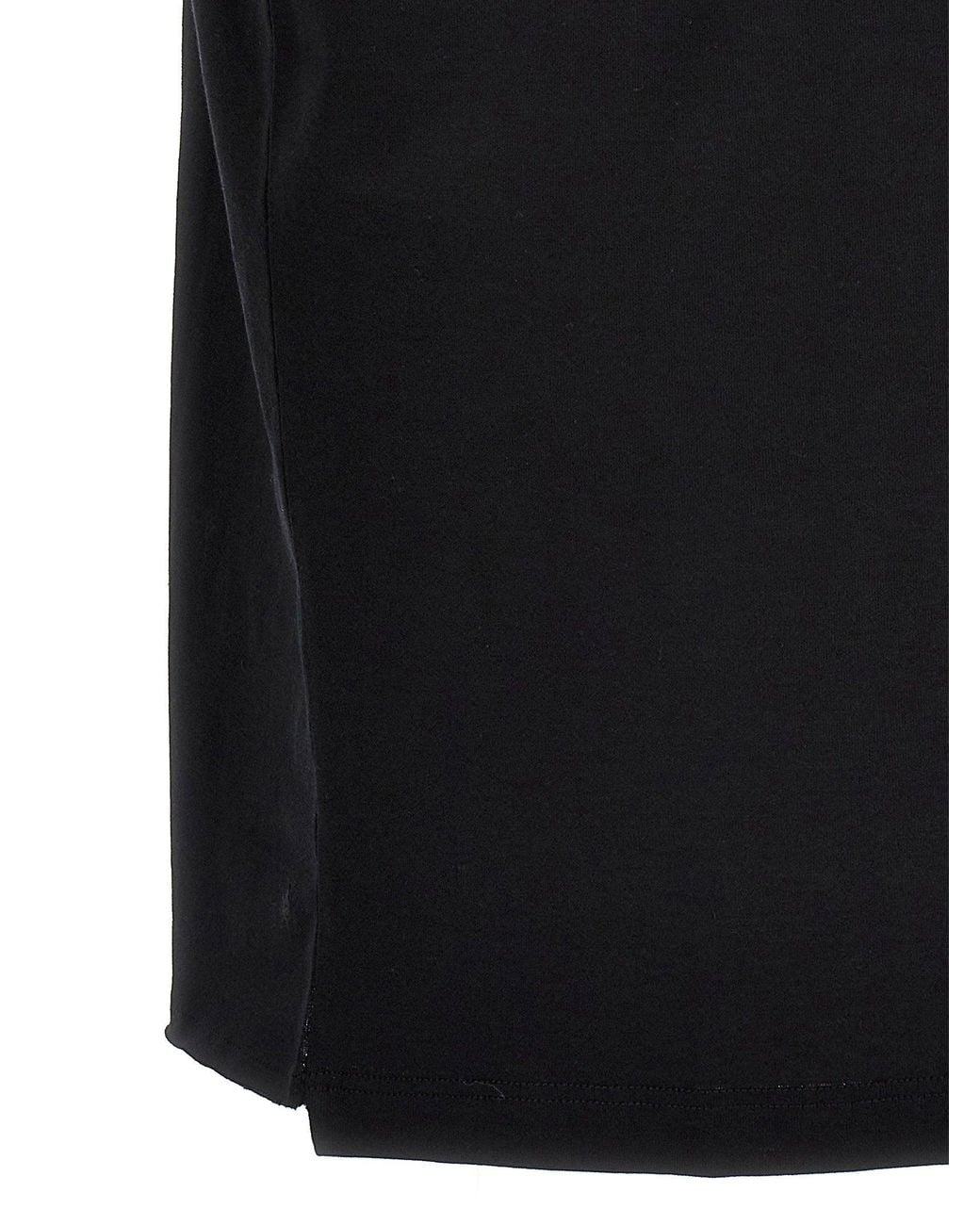 Saint Laurent Black Rive Gauche T-Shirt for men