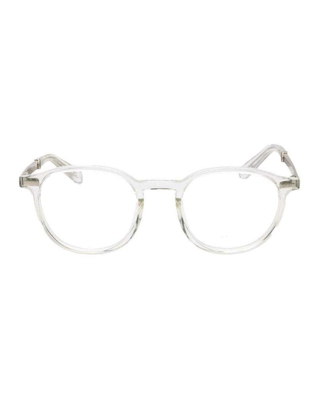 Philipp Plein Multicolor Eyeglasses Round Full Rim, Shiny Crystal Frame And Clear Demo Lenses Lens Vpp057M0880 for men