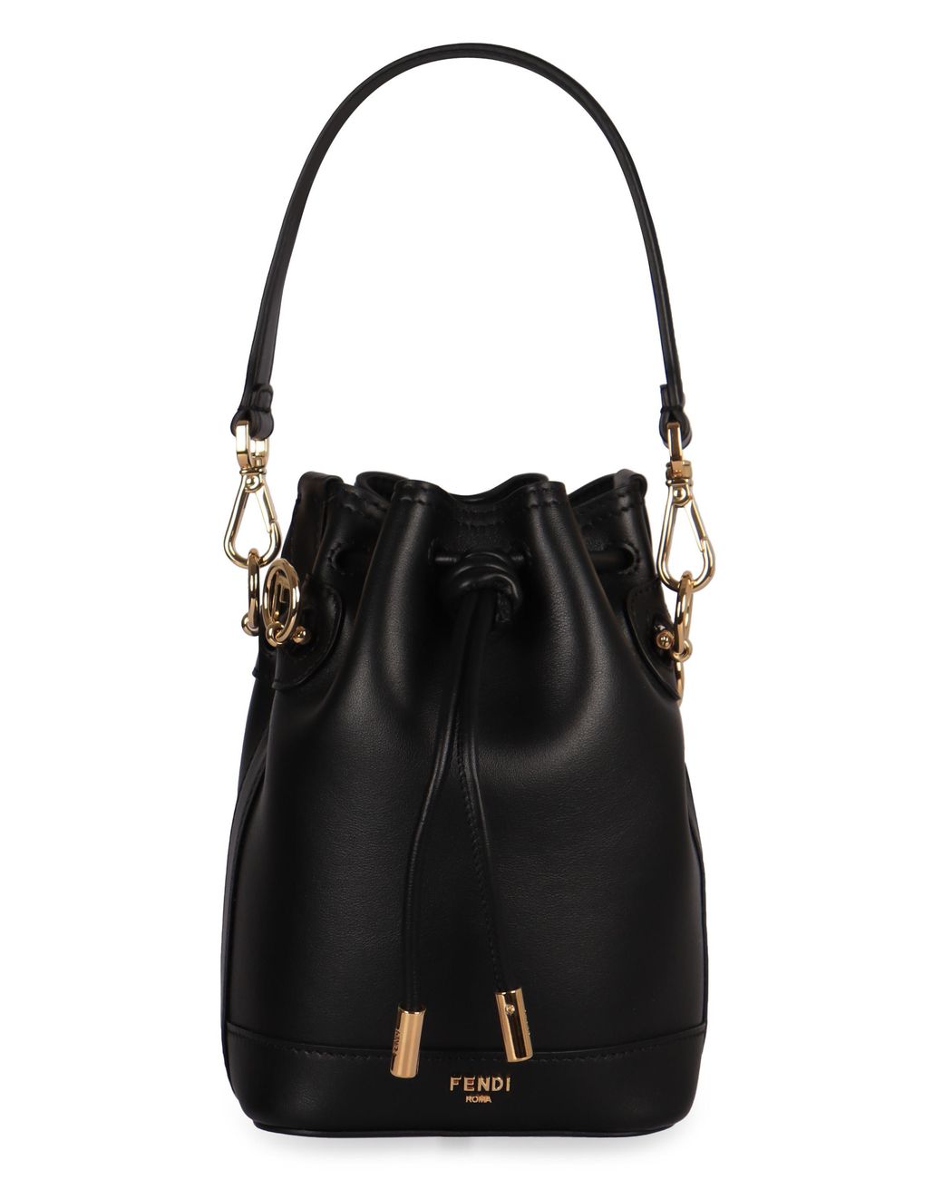 Fendi Black Minibag Mon Tresor Leather Calf Bucket Bags