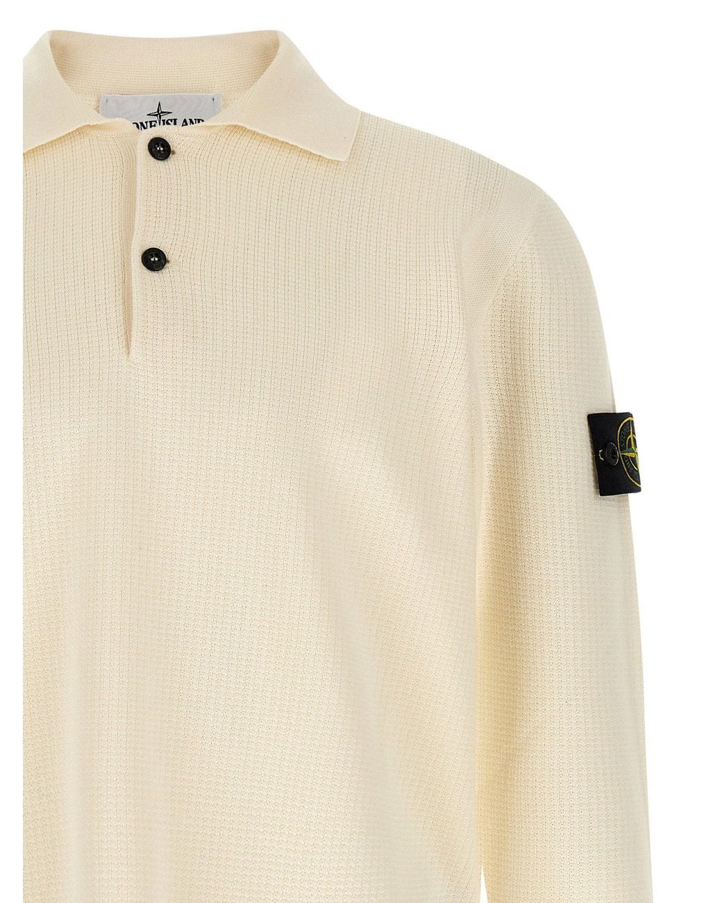 Stone Island Natural Organic Cotton Polo for men