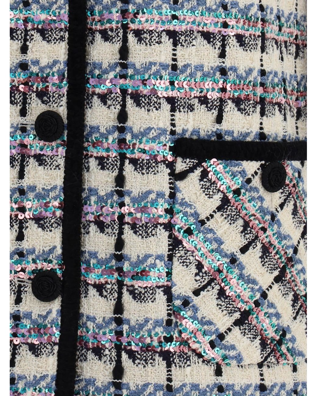 【VIP価格】VALENTINO Tweed Vest with sequins Valentino Tweed vest Valentino