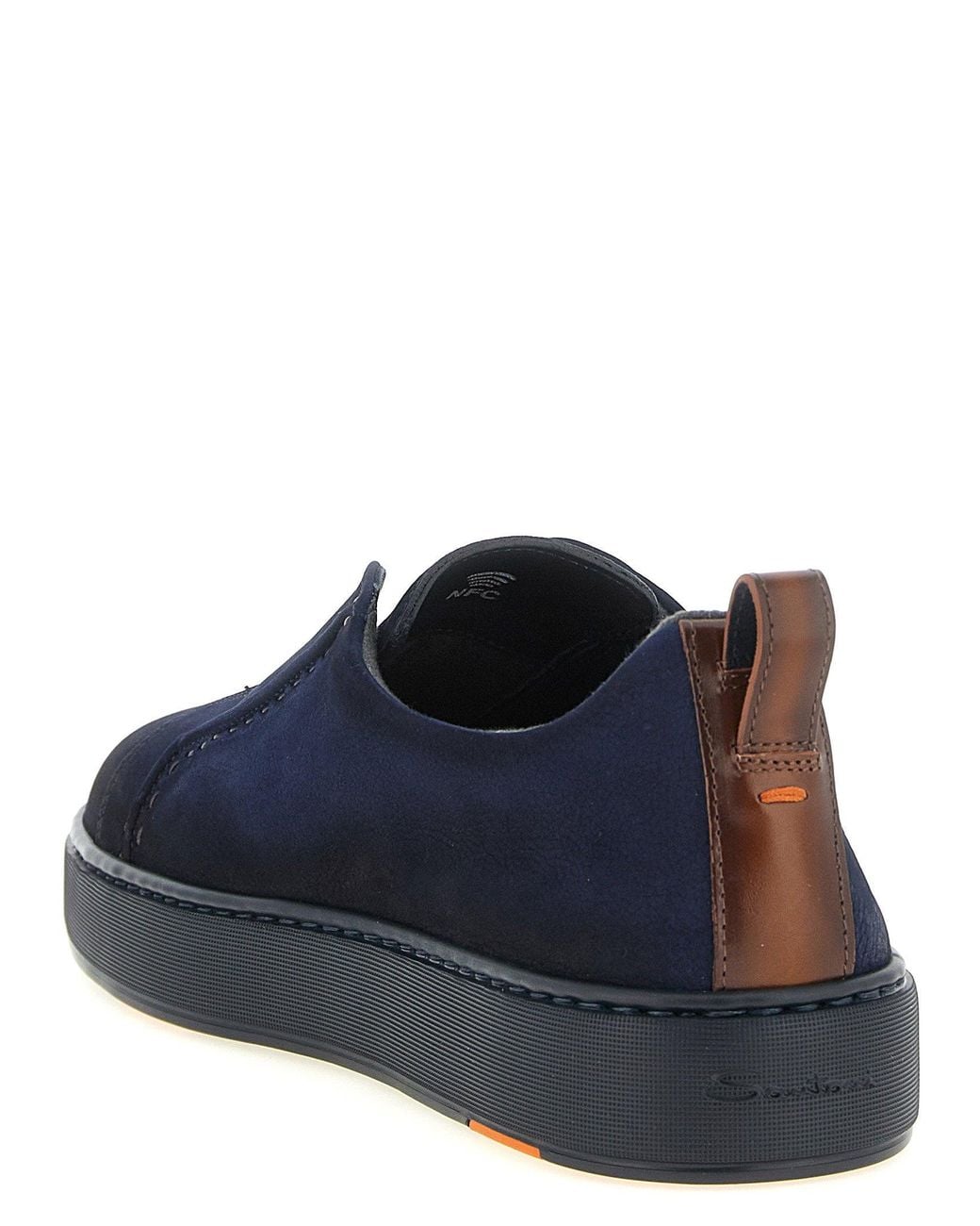 Santoni Blue Victory Sneaker for men