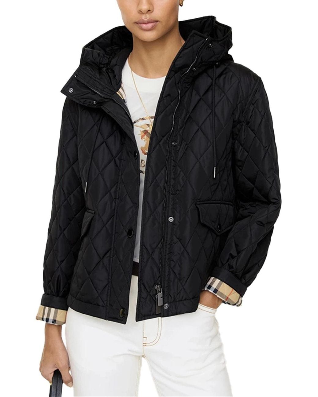 Burberry Black Quilted Jacket