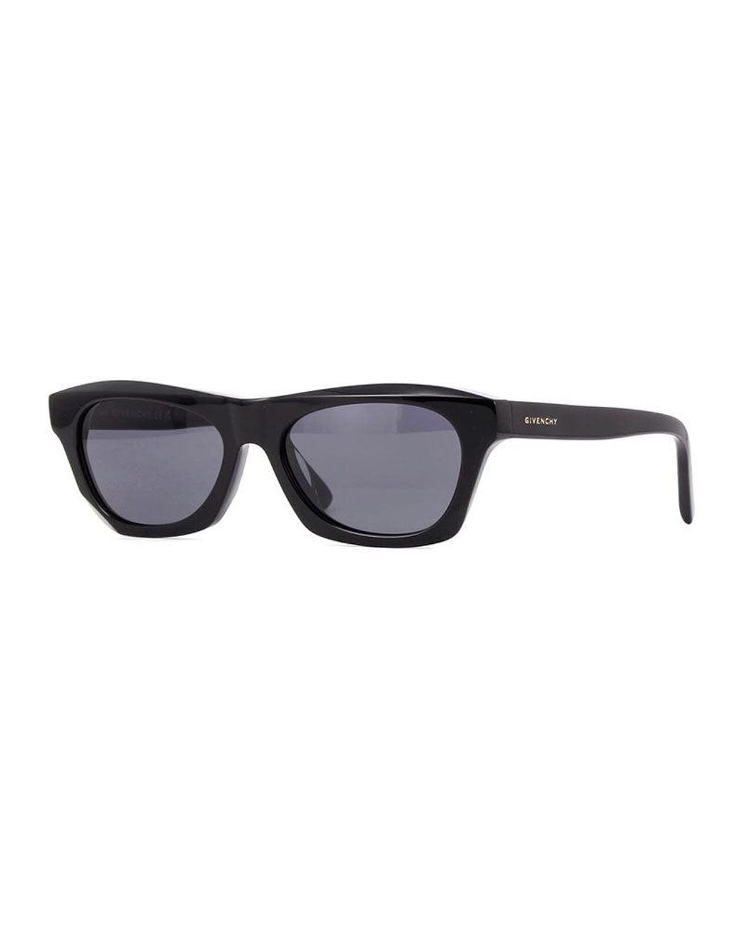 Givenchy Black Sunglasses Square Full Rim, Shiny Dark Havana Frame And With Pale Mirror Lens Gv40026U52C